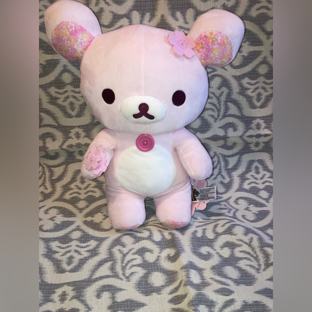 Pink Rilakumma Plush Bear Toy